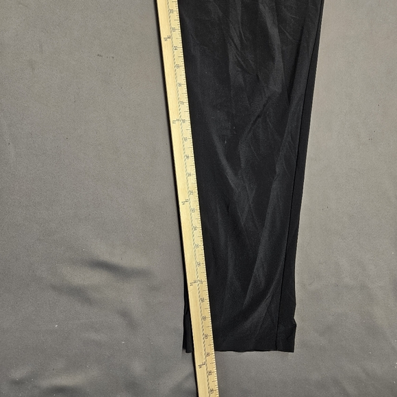 Athleta Skyline Pants Black Zip Pocket Casual Travel Pleated Pant 8T - Picture 4 of 8